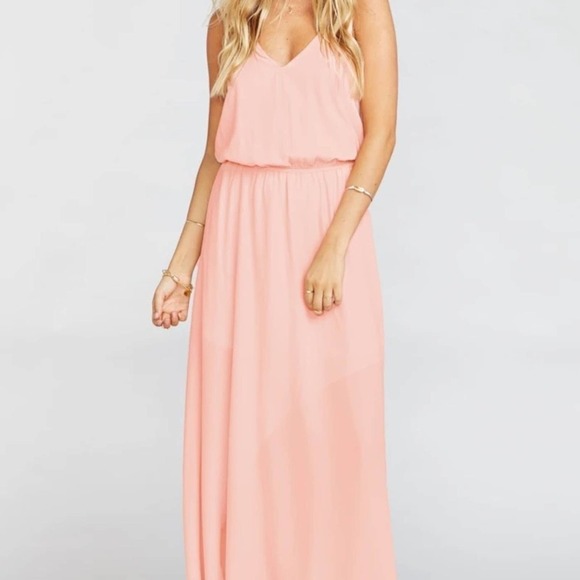 Show Me Your MuMu Dresses & Skirts - SMYM Kendall maxi dress in frosty pink crisp